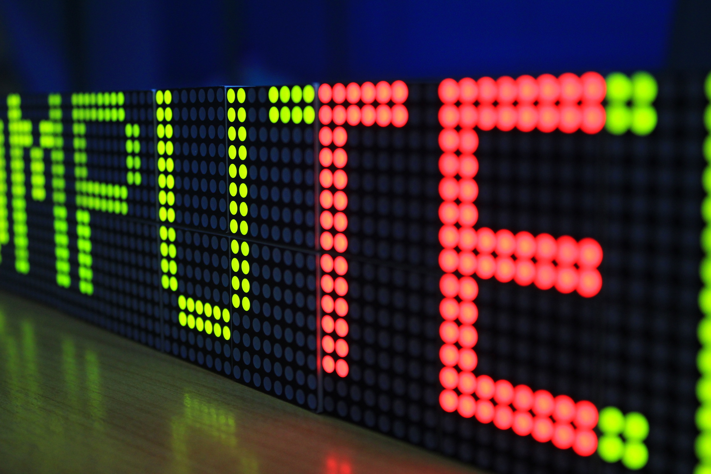 Project intelligent LED billboard model